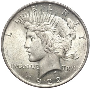 U.S. dollar 1922, Peace type, Philadelphia