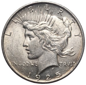 USA, Dollar 1925, Philadelphia, Peace type, slightly rarer vintage
