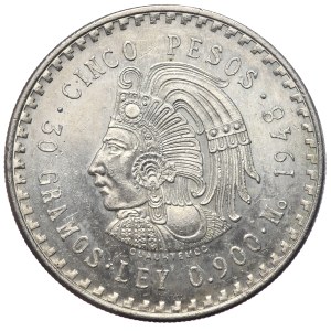 Meksyk, 5 pesos, 1948r.