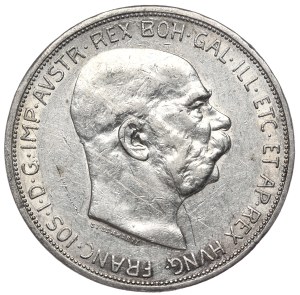 Austria-Hungary, Franz Joseph I, 5 crowns 1909, Vienna