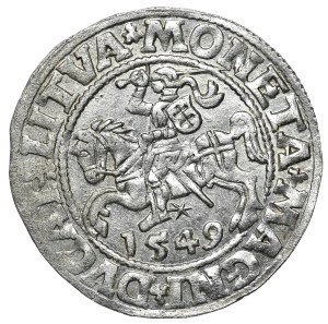 Sigismund II Augustus, Half-penny 1549, Vilnius - LI/LITVA