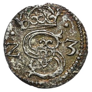 Zygmunt III Waza, denar 1623, Łobżenica
