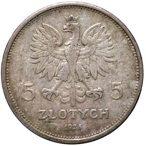 II Rzeczpospolita, Nike, 5 złotych 1928 Nike, Warszawa