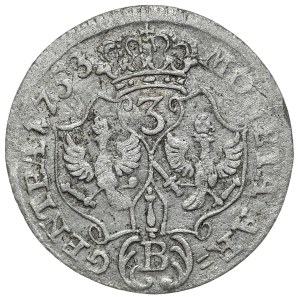 Prussia, Frederick II, Trojak (3 krajcars) 1753 B, Wrocław