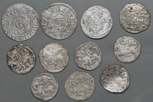 Set of 11 coins - shekels, two-dollars and denarii