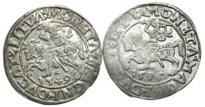 Set of 2 half-pennies 1548 and 1556, Vilnius