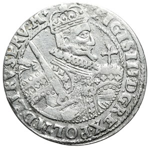 Sigismund III Vasa, ort 1623, PRVS.M+, Bydgoszcz, wide crown on reverse side