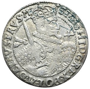 Sigismund III Vasa, ort 1623, PRVS.M+, Bydgoszcz, stars at the base of the crown