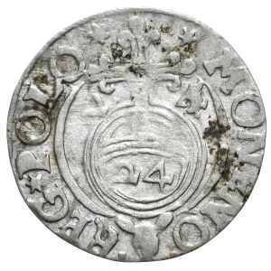 Zygmunt III Waza, półtorak 1624, Bydgoszcz, Półkozic. Rzadkość !!!