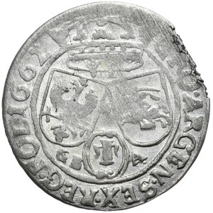 Jan II Kazimierz, szóstak 1662 GBA, Lwów
