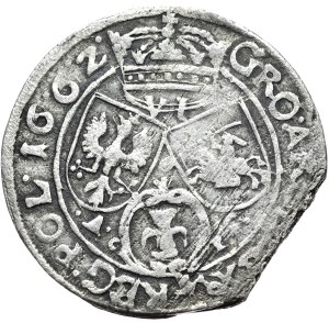John II Casimir, sixpence 1662 AcpT, Lviv