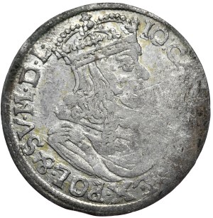 John II Casimir, Sixpence 1663 AT, Cracow - without borders