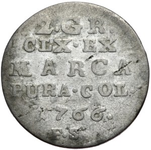 Stanislaw August Poniatowski, dwugrosz (half gold) 1766 FS, Warsaw