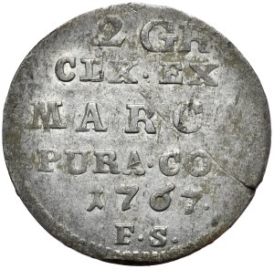 Stanislaw August Poniatowski, dwugrosz (half gold) 1767 FS, Warsaw