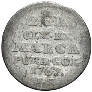 Stanislaw August Poniatowski, dwugrosz (half gold) 1767 FS, Warsaw
