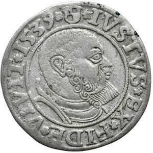 Prusy Książęce, Albrecht Hohenzollern, Grosz 1539, Królewiec