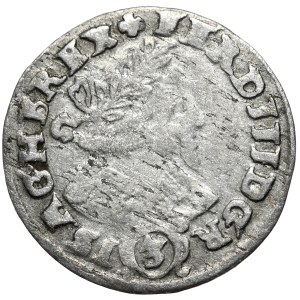 Śląsk pod panowaniem austriackim, Ferdynand II, 3 krajcary 1642 GW, Kłodzko, bez obwódek