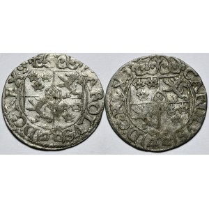 Inflanty, Karol XI, Zestaw 2 szt. półtoraków 1669, Ryga