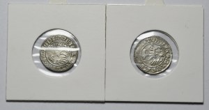 Sigismund I the Old, set of 2 half-pennies 1511-1512, Vilnius