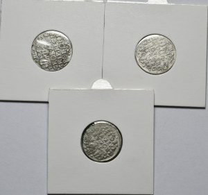 Set of 3 pieces of Sigismund III's Cracow trojaks