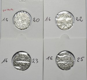 Sigismund III Vasa, set of 4 half-tracks 1621-1625