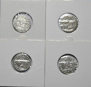 Sigismund III Vasa, set of 4 half-tracks 1621-1625