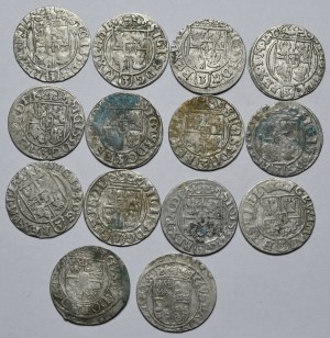 Set of 14 half-tracks of Sigismund III Vasa and Gustavus Adolphus