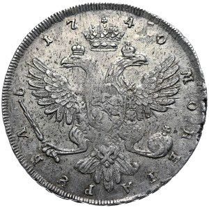 Rosja, Anna, rubel 1740, Petersburg