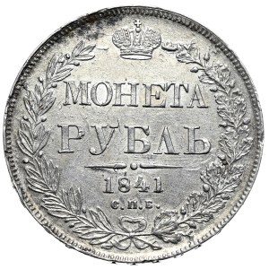 Rosja, Mikołaj I, rubel 1841 СПБ НГ, Petersburg