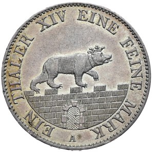 Niemcy, Anhalt, talar 1855, górniczy