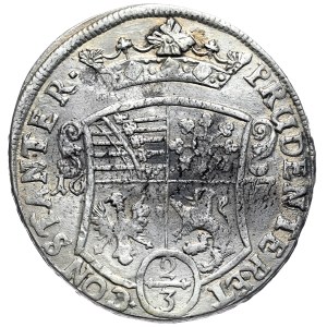 Niemcy, Sachsen-Neu-Weimar 2/3 talara (gulden) 1677, Gotha
