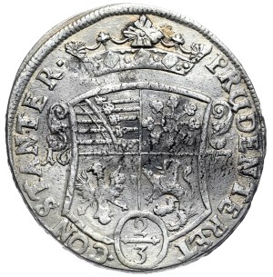 Germany, Sachsen-Neu-Weimar 2/3 thaler (guilder) 1677, Gotha