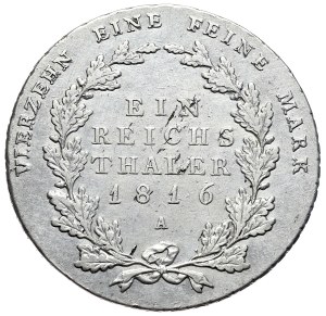Germany, Prussia, thaler 1816 A, Berlin, a rarer and more expensive vintage