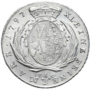 Saksonia, Fryderyk August III, 1/3 talara 1797 IEC, Drezno