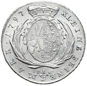 Saxony, Frederick August III, 1/3 thaler 1797 IEC, Dresden