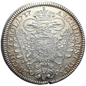 Austria, Karol VI, talar 1737, Hall