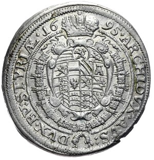 Austria, Leopold I, 15 krajcars 1695, Graz