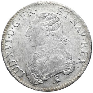 Francja, Ludwik XVI, Ecu 1784 A, Paryż