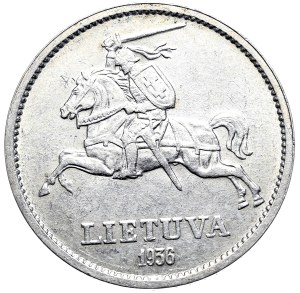 Lithuania, 10 Litas 1936, Prince Vytautas