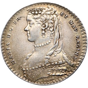 Polska, Francja, Maria Leszczyńska, żeton 1728