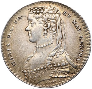 Poland, France, Maria Leszczynska, token 1728