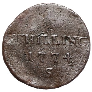 Księstwo Oświęcimsko-Zatorskie, 1 szeląg 1774, Smolnik