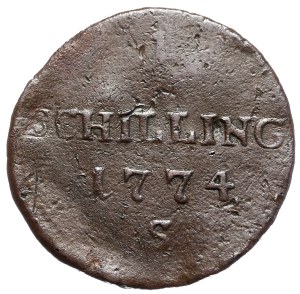 Duchy of Oświęcim-Zator, 1 shekel 1774, Smolnik