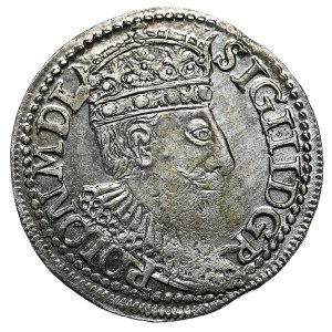 Zygmunt III Waza, trojak 1595, Olkusz, D G R - POLON