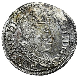 Zygmunt III Waza, trojak 1595, Olkusz, D G R - POLON