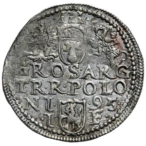 Sigismund III Vasa, trojak 1595, Olkusz, D G R - POLON