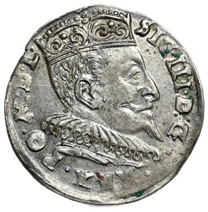 Sigismund III Vasa, trojak 1594, Vilnius, dots