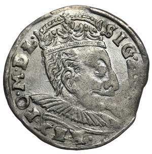 Sigismund III Vasa, trojak 1596, Vilnius, Koste