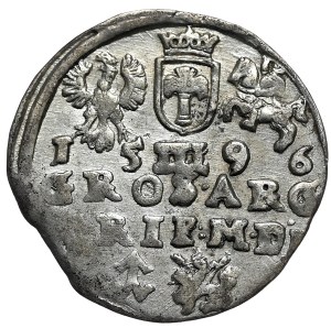 Sigismund III Vasa, trojak 1596, Vilnius, Koste