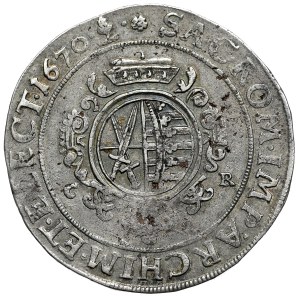 Germany, Saxony, Johann Georg II, thaler 1670, Dresden